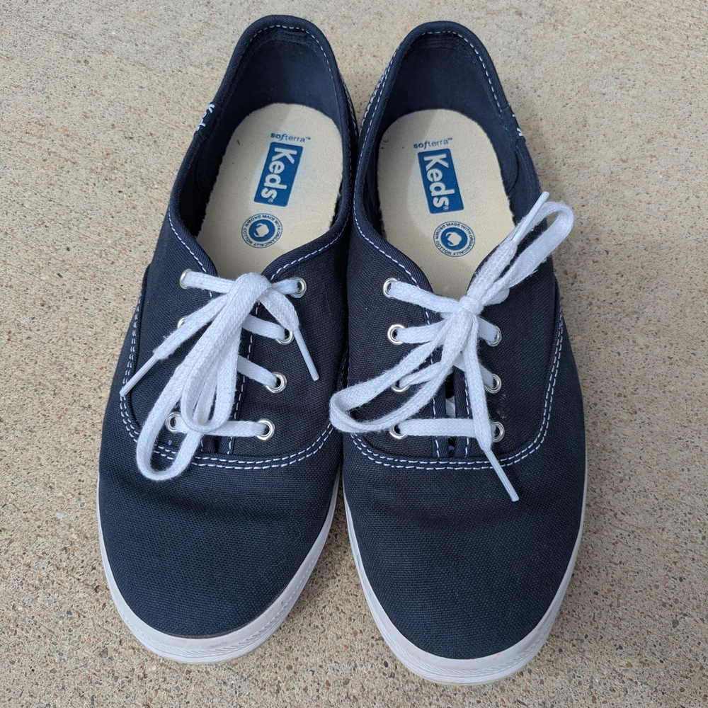 Keds Women's Navy Blue Canvas Sneakers